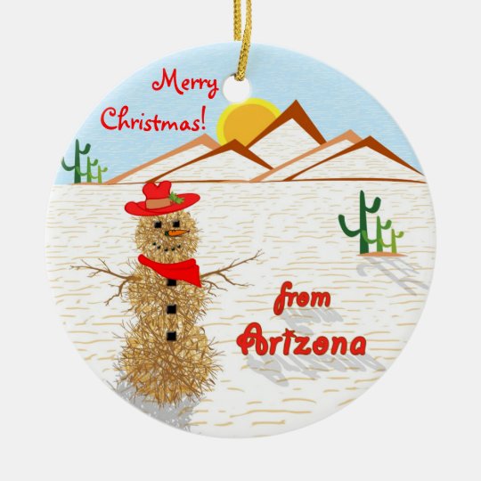 Arizona Tumbleweed Christmas Christmas Ornament | Zazzle.co.uk