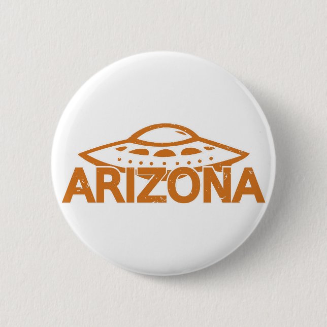 Arizona UFO 6 Cm Round Badge (Front)