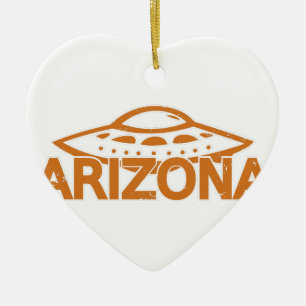 Arizona UFO Ceramic Tree Decoration