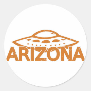 Arizona UFO Classic Round Sticker