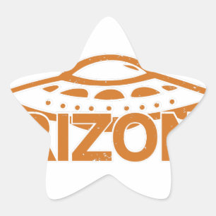 Arizona UFO Star Sticker