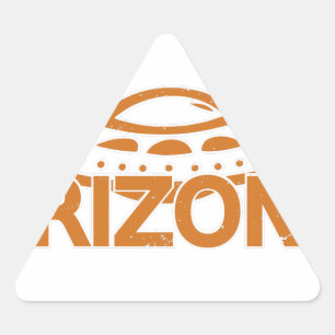 Arizona UFO Triangle Sticker