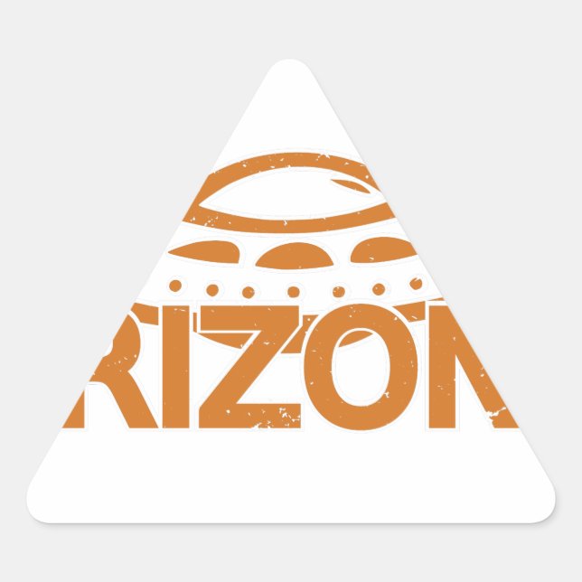 Arizona UFO Triangle Sticker (Front)