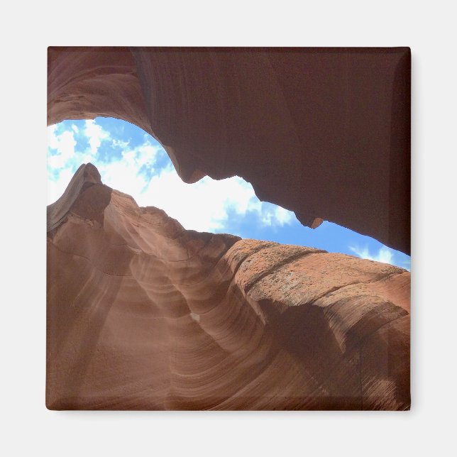 ARIZONA - Upper Antelope Canyon B - Red Rock Magnet (Front)