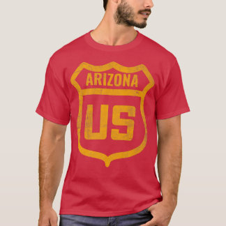 Arizona - US highway distressed weathered look roa T-Shirt