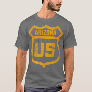 Arizona - US highway distressed weathered look roa T-Shirt