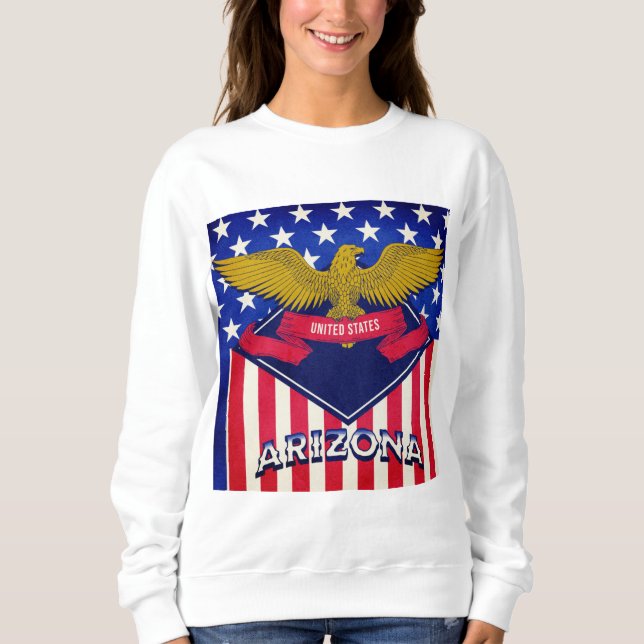 Arizona USA Flag Sweatshirt (Front)