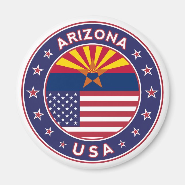 Arizona, USA states Magnet (Front)