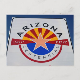 Arizona-Utah border postcard
