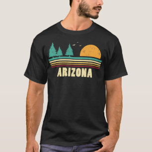 Arizona Vintage Pine Sunset Souvenir T-Shirt