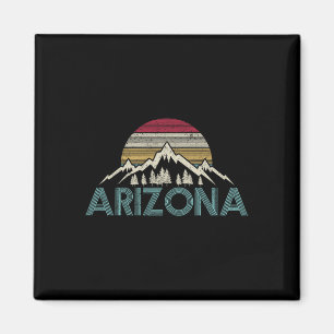 Arizona Vintage Retro Mountains Nature Hiking Souv Magnet