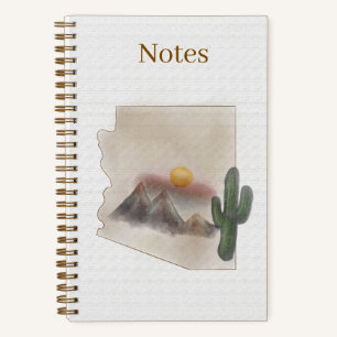 Arizona Watercolor Notebook - 5.5 x 8.5