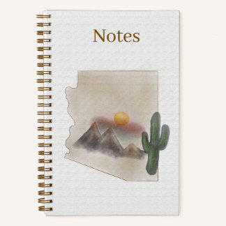 Arizona Watercolor Notebook - 5.5 x 8.5