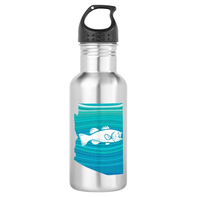 Arizona Wave Fishing 532 Ml Water Bottle (Front)