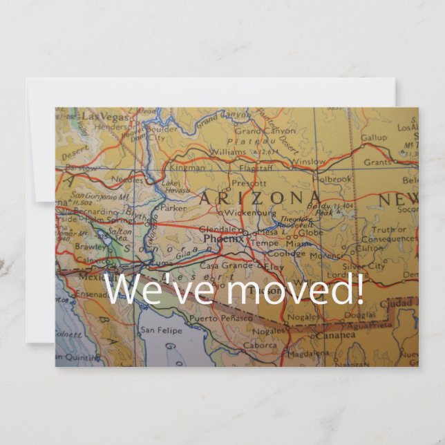 Arizona We've Moved New Address Announcement (Front)