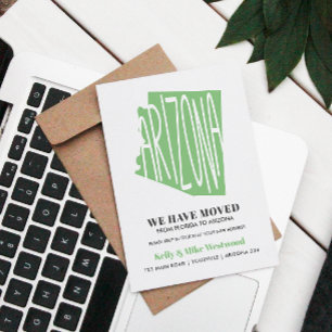 ARIZONA We've moved New address New Home Postcard