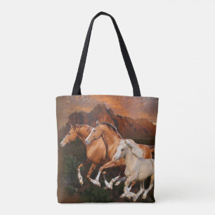Arizona Wild horses Tote Bag