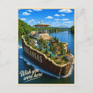 Arizona   Wish You Were Here   State Series Postcard