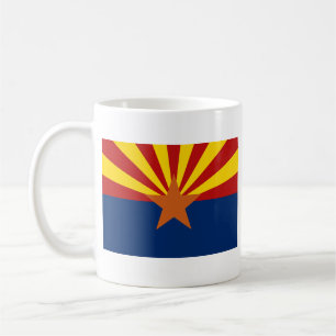 Arizonan Flag + Map Mug