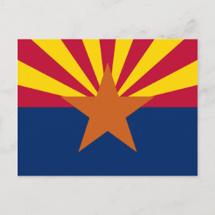 Arizona's Flag Postcard