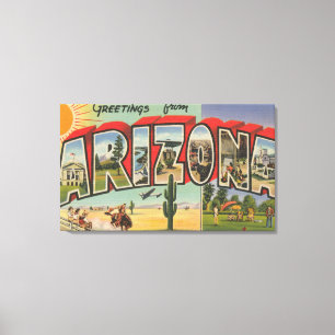 ArizonaThe SunLarge Letter ScenesArizona Canvas Print