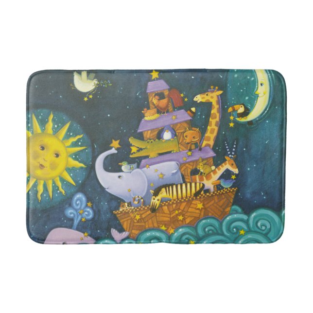 Ark At Night Bath Mat (Front)