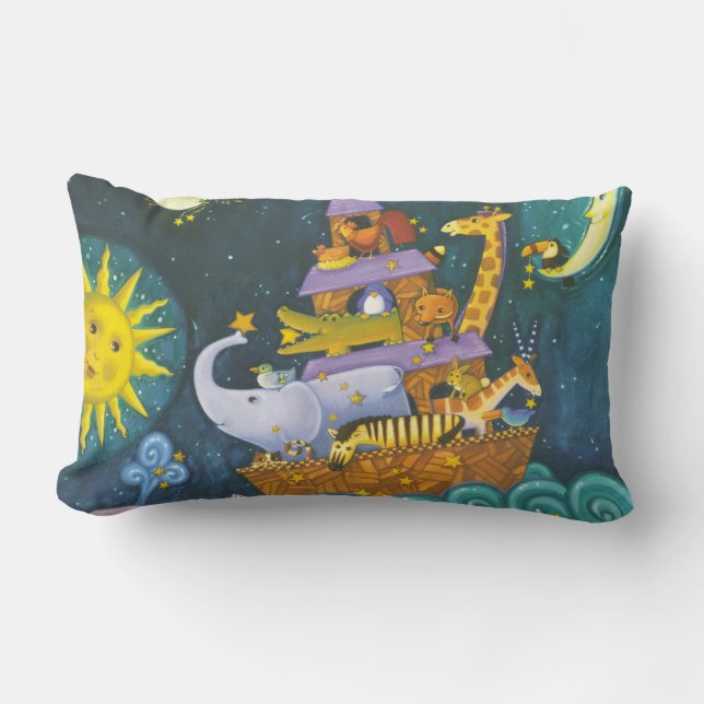 Ark At Night Lumbar Cushion (Front)