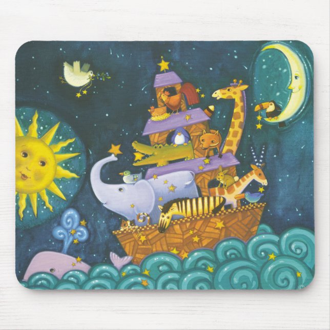 Ark At Night Mouse Mat (Front)