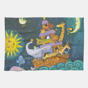 Ark At Night Tea Towel