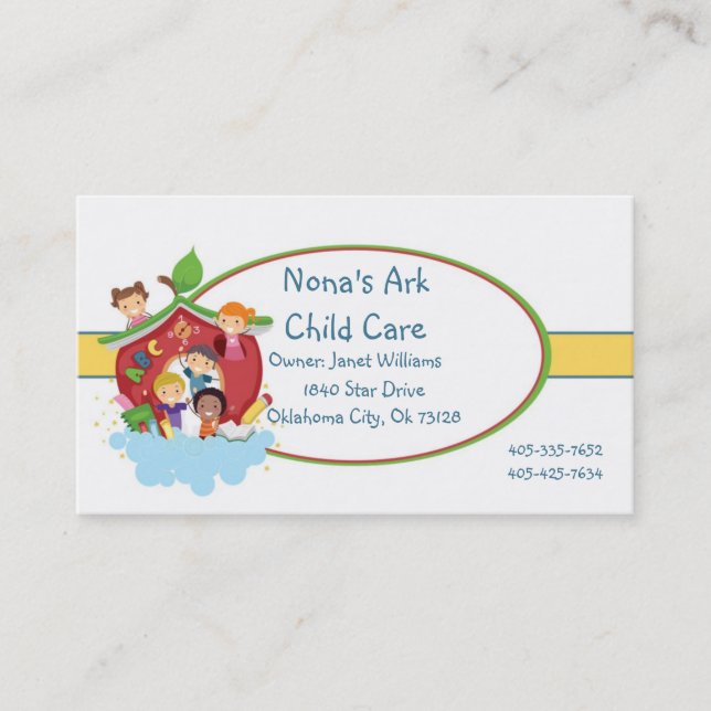 Ark Child Care Business Card (Front)