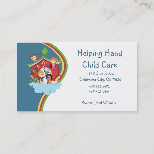 Ark Child Care Business Card (Front)