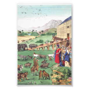 Ark of Noah with animals Photo Print