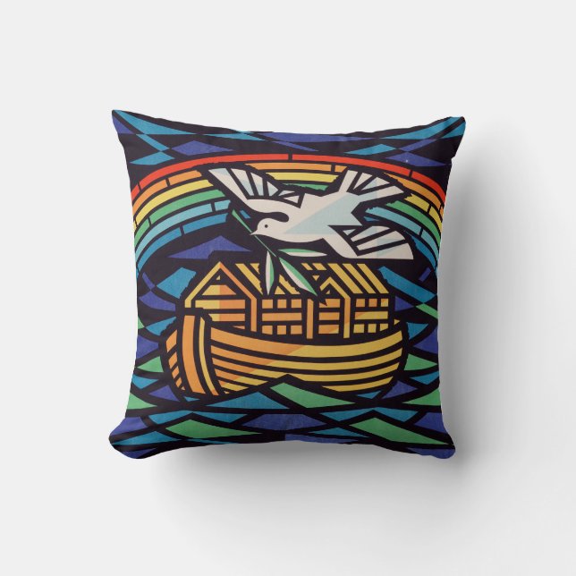 Ark of Noah with Holy Spirit Cushion (Front)