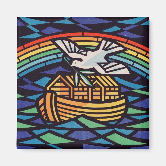 Ark of Noah with Holy Spirit Magnet (Front)
