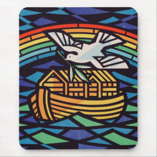 Ark of Noah with Holy Spirit Mouse Mat