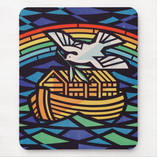 Ark of Noah with Holy Spirit Mouse Mat (Front)