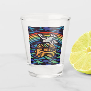 Ark of Noah with Holy Spirit Shot Glass