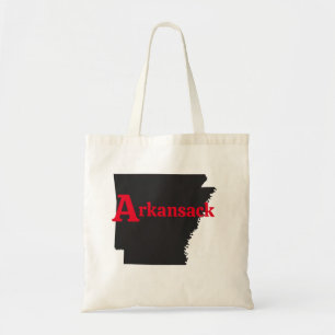 Arkansack Red Text Tote Bag