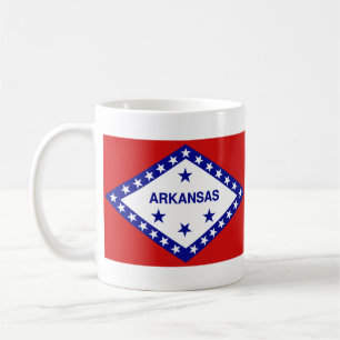 Arkansan Flag + Map Mug