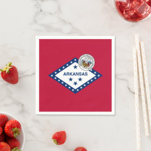 Arkansan Flag & Seal, Flag of Arkansas Napkin
