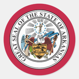 Arkansan Seal, Arkansas Classic Round Sticker
