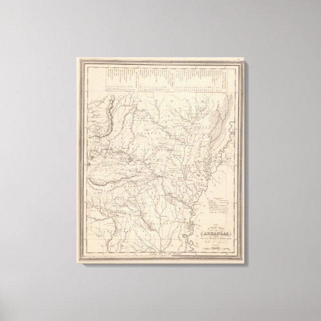 Arkansas 2 canvas print (Front)