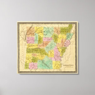 Arkansas 4 canvas print