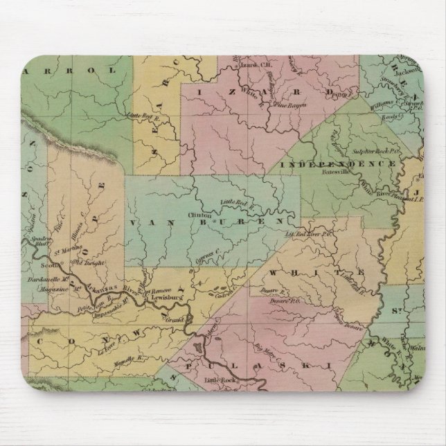 Arkansas 4 mouse mat (Front)
