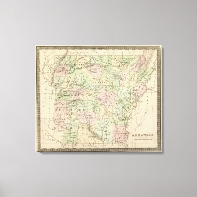 Arkansas 6 canvas print (Front)