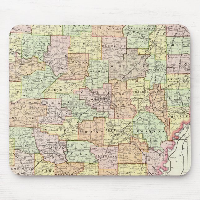 Arkansas 6 mouse mat (Front)
