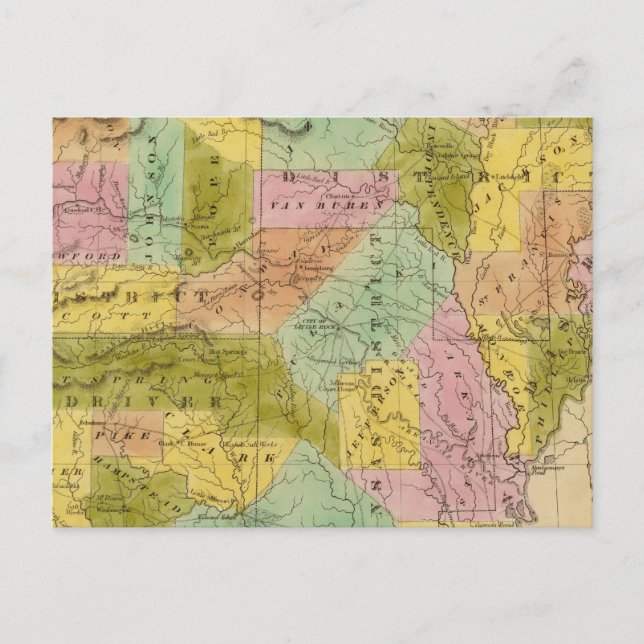 Arkansas 9 postcard (Front)