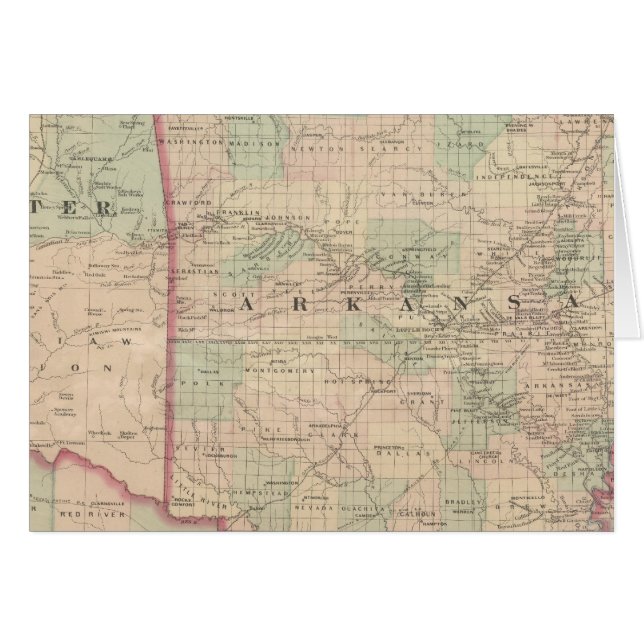Arkansas and portion of Indian Territory (Front Horizontal)