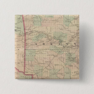 Arkansas and portion of Indian Territory 15 Cm Square Badge