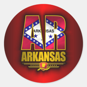 Arkansas (AR) Classic Round Sticker
